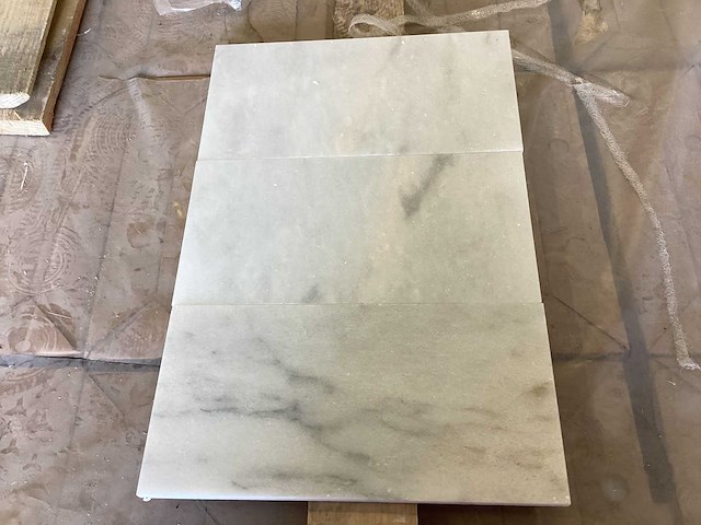 Natuursteen marmer wit gezoet vloertegel 15,2x30,5 cm 66 m² - afbeelding 15 van  15