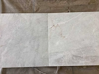 Natuursteen marmer wit honed 45,7x45,7 cm tegel 45 m² - afbeelding 2 van  15