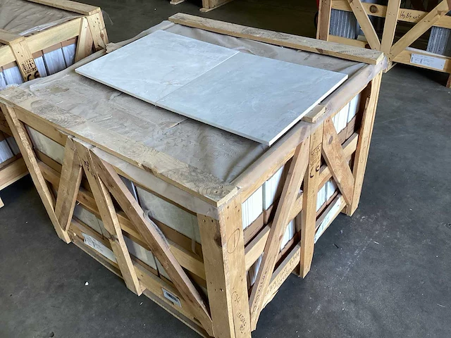 Natuursteen marmer wit honed 45,7x45,7 cm tegel 45 m² - afbeelding 6 van  15