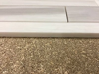 Natuursteen marmer wit mozaïektegel 28x43,5 cm 21 stuks - afbeelding 7 van  8