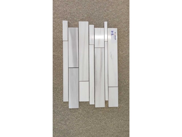 Natuursteen marmer wit mozaïektegel 28x43,5 cm 21 stuks - afbeelding 8 van  8