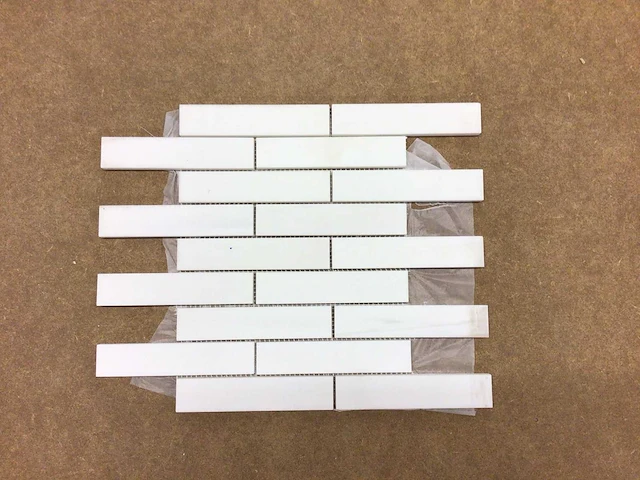 Natuursteen marmer wit mozaïektegel 30,5x30,5 cm 4,84 m² - afbeelding 1 van  3