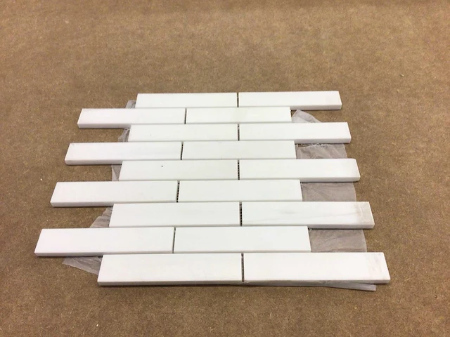 Natuursteen marmer wit mozaïektegel 30,5x30,5 cm 4,84 m² - afbeelding 3 van  3