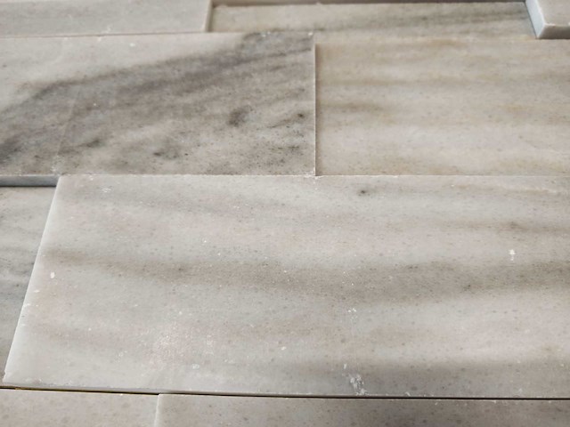 Natuursteen marmer wit wandtegel 15x61x1,2/2 cm 36,8 m² - afbeelding 5 van  6