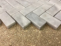 Natuursteen marmer wit/grijs visgraat mozaïektegel 31.5x30 cm 20 stuks - afbeelding 7 van  7