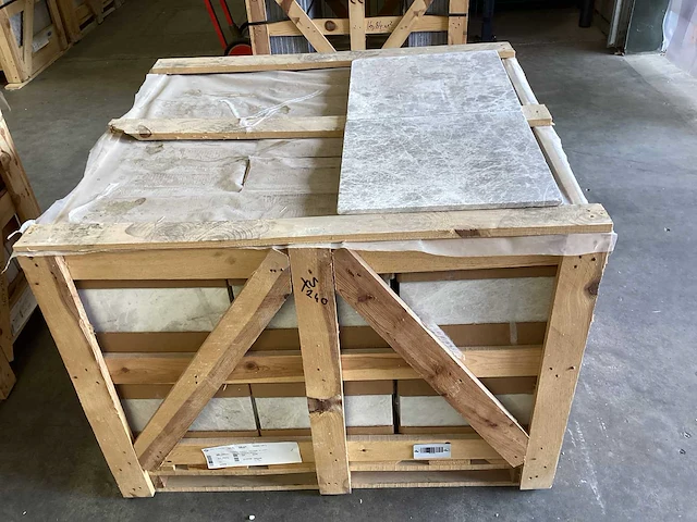 Natuursteen marmer zilver getrommeld 40,6x40,6 cm tegel 27,7 m² - afbeelding 7 van  15