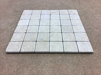 Natuursteen travertin beige mozaïektegel 30,5x30,5 cm 4,65 m² - afbeelding 3 van  3