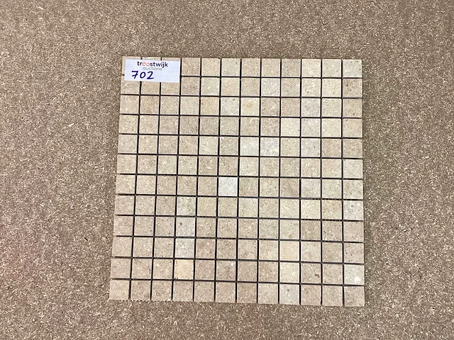 Natuursteen travertin noce mozaïektegel 30,5x30,5 cm 50 stuks - afbeelding 2 van  7
