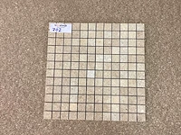 Natuursteen travertin noce mozaïektegel 30,5x30,5 cm 50 stuks - afbeelding 2 van  7