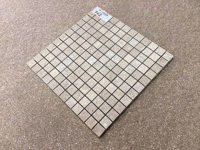 Natuursteen travertin noce mozaïektegel 30,5x30,5 cm 50 stuks - afbeelding 5 van  7