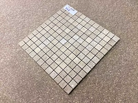 Natuursteen travertin noce mozaïektegel 30,5x30,5 cm 50 stuks - afbeelding 5 van  7