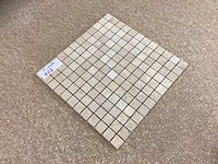 Natuursteen travertin noce mozaïektegel 30,5x30,5 cm 50 stuks - afbeelding 4 van  7