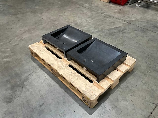 Natuursteen wastafel (2x) - afbeelding 3 van  6