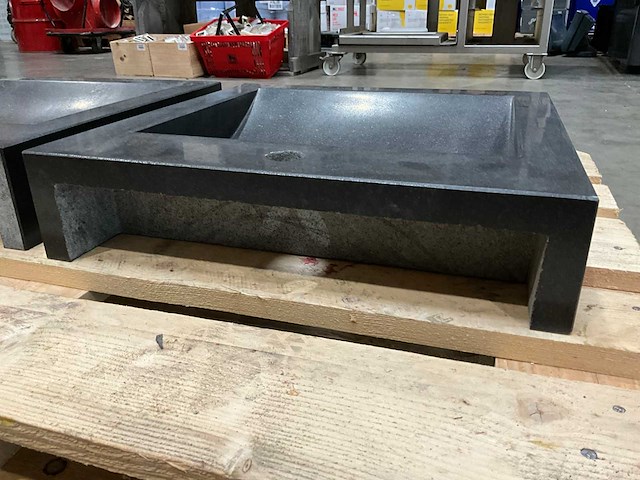 Natuursteen wastafel (2x) - afbeelding 4 van  6
