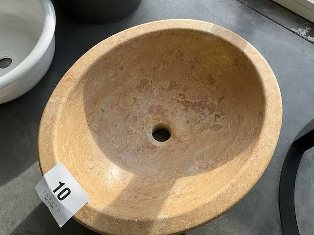 Natuurstenen waskom - afbeelding 2 van  3