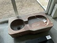 Natuurstenen waskom