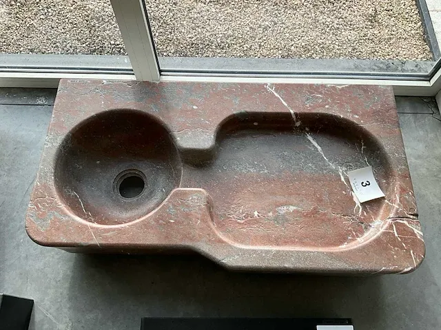 Natuurstenen waskom - afbeelding 2 van  3