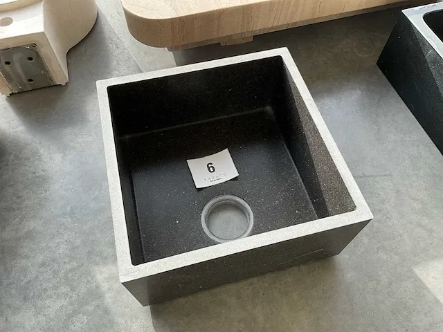Natuurstenen waskom - afbeelding 1 van  3