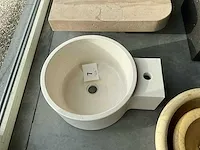 Natuurstenen waskom