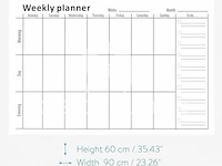 Navaris magnetische weekplanner - afbeelding 3 van  5