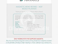 Navaris magnetische weekplanner - afbeelding 4 van  5