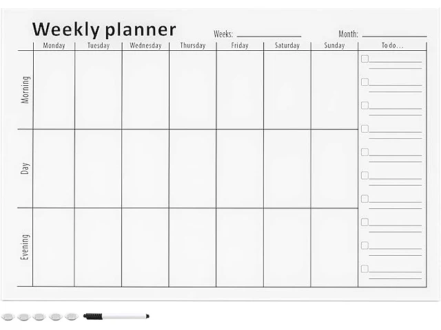 Navaris magnetische weekplanner - afbeelding 1 van  4