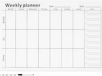 Navaris magnetische weekplanner - afbeelding 1 van  4