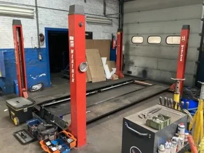 Naveiling wegens faillissement dtm taxi - grote parij diesel, 4-paals autohefbrug, en partij diversen te deurne