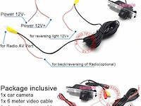 Navinio super pro hd auto achteruitrijcamera - afbeelding 3 van  4