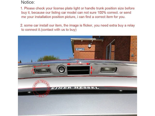 Navinio super pro hd auto nachtzicht achteruitrijcamera - afbeelding 4 van  4