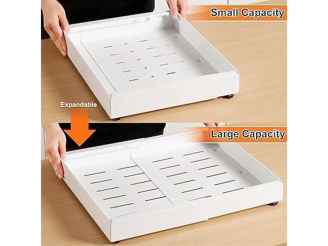 Nayahose 2-pack uitschuifbare kastorganizer - afbeelding 2 van  5