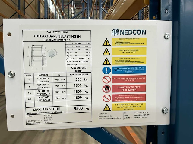 Nedcon palletstelling - afbeelding 5 van  10