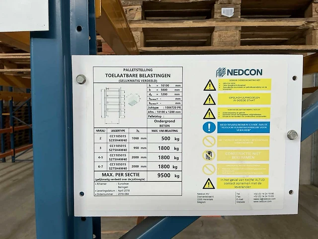 Nedcon palletstelling - afbeelding 3 van  9