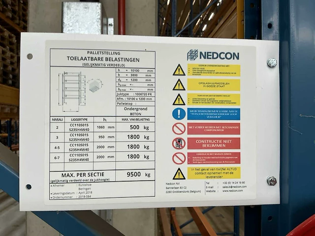 Nedcon palletstelling - afbeelding 3 van  10