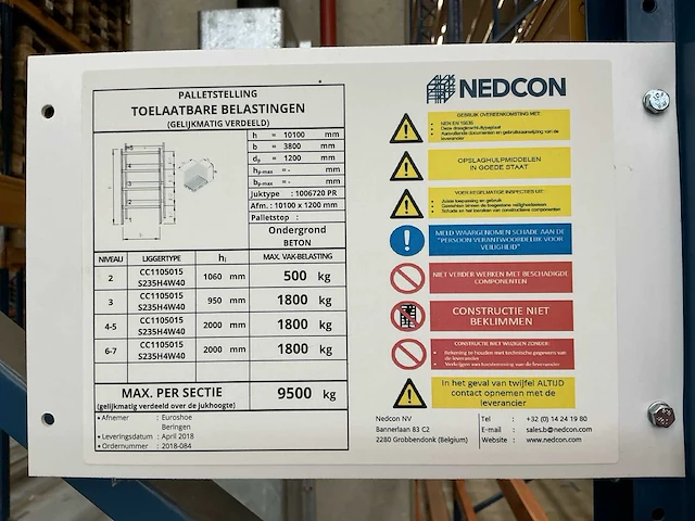 Nedcon palletstelling - afbeelding 4 van  10