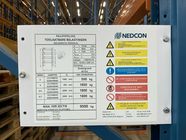 Nedcon palletstelling - afbeelding 5 van  10