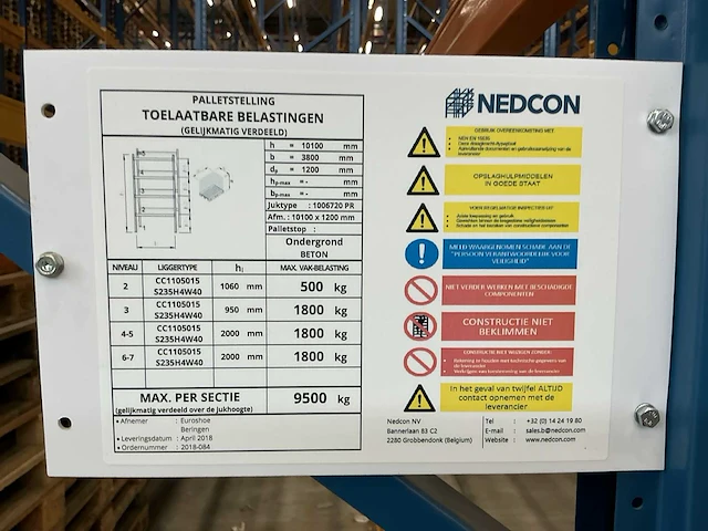 Nedcon palletstelling - afbeelding 5 van  12