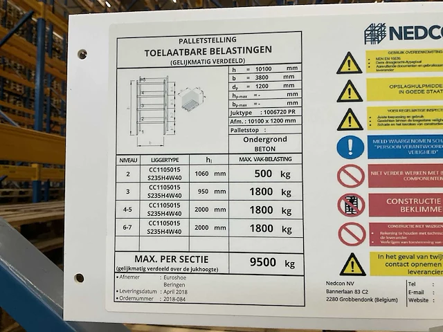 Nedcon palletstelling - afbeelding 4 van  6