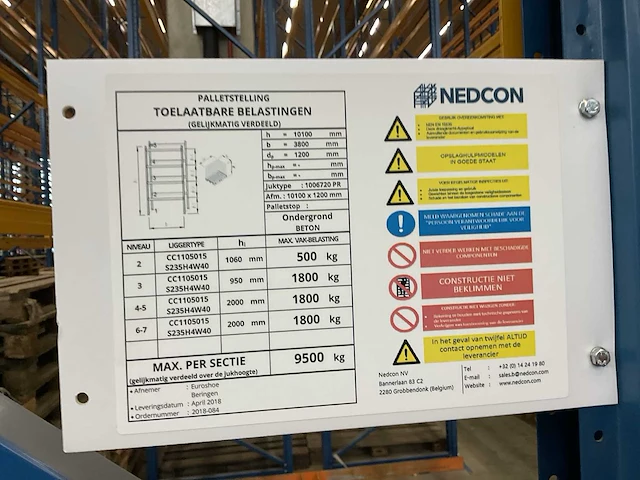 Nedcon palletstelling - afbeelding 5 van  6