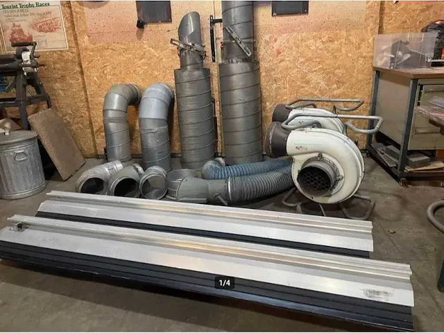 Nederman lasdampafzuiginstallatie (2x) - afbeelding 1 van  4