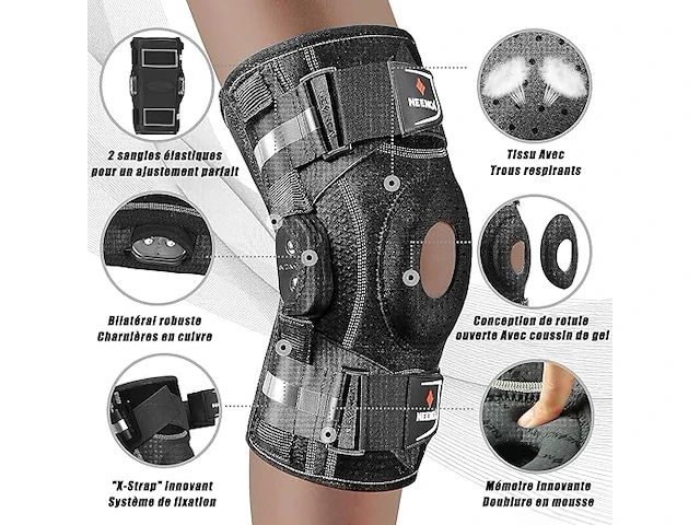 Neenca orthopedische kniebrace (3xl) - afbeelding 4 van  5