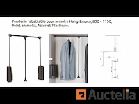 Neerklapbare kledingkast voor emuca kledingkast - afbeelding 1 van  2