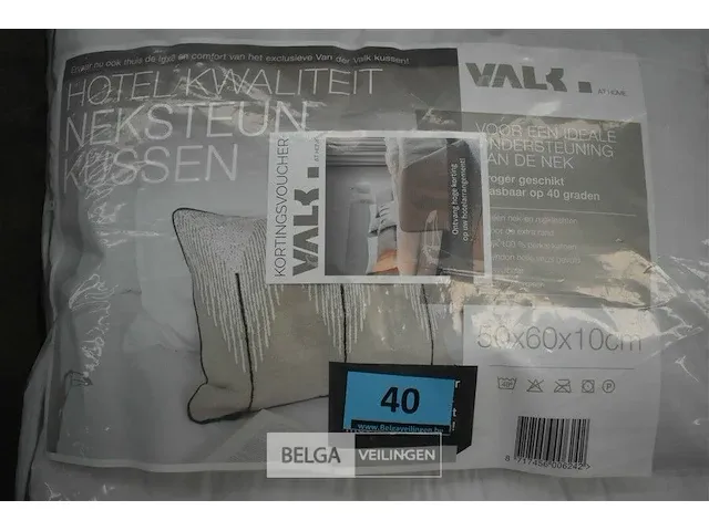 Neksteunkussen 50 x 60 x 10 - afbeelding 2 van  3