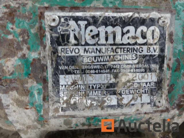 Nemaco bw 1300 h trilplaat - afbeelding 3 van  3