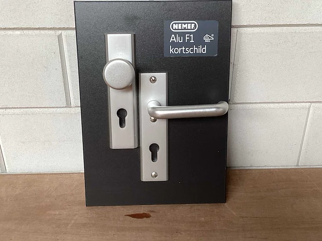 Nemef deurbeslag kortschild pc 72 (5x) - afbeelding 1 van  5