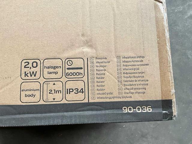 Neo tools 90-036 infrarood verwarming 2.0 kw - afbeelding 4 van  7