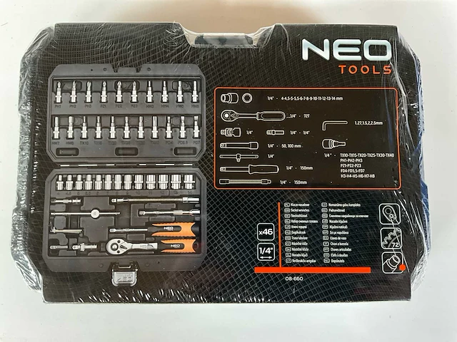 Neo tools doppenset 46 delig (9x) - afbeelding 3 van  4