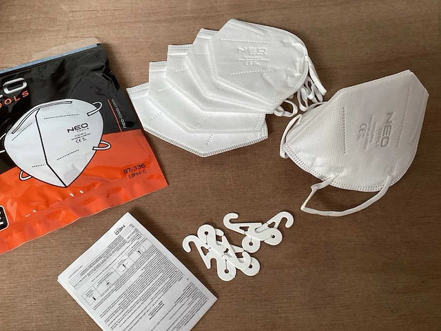 Neo tools stofmasker ffp1, blister 5 stuks (576x) - afbeelding 4 van  7