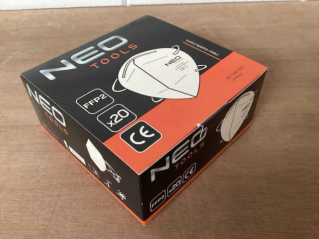 Neo tools stofmasker ffp2, doosje 20 stuks (270x) - afbeelding 1 van  8