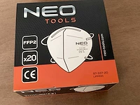 Neo tools stofmasker ffp2, doosje 20 stuks (270x) - afbeelding 8 van  8
